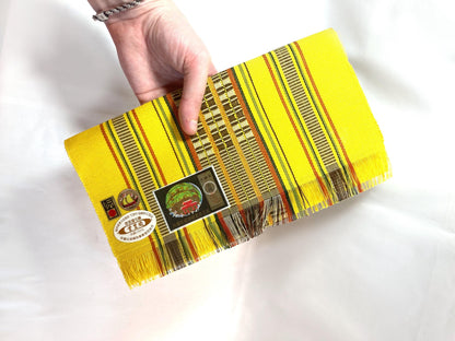 Miniature Japanese woven cloth - traditional cloth of Okinawa