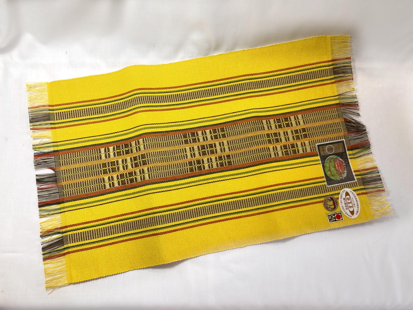 Miniature Japanese woven cloth - traditional cloth of Okinawa