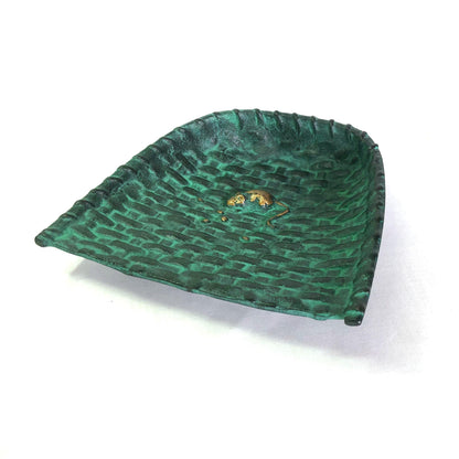 Japanese iron cast dish - mouse on a rice scoop