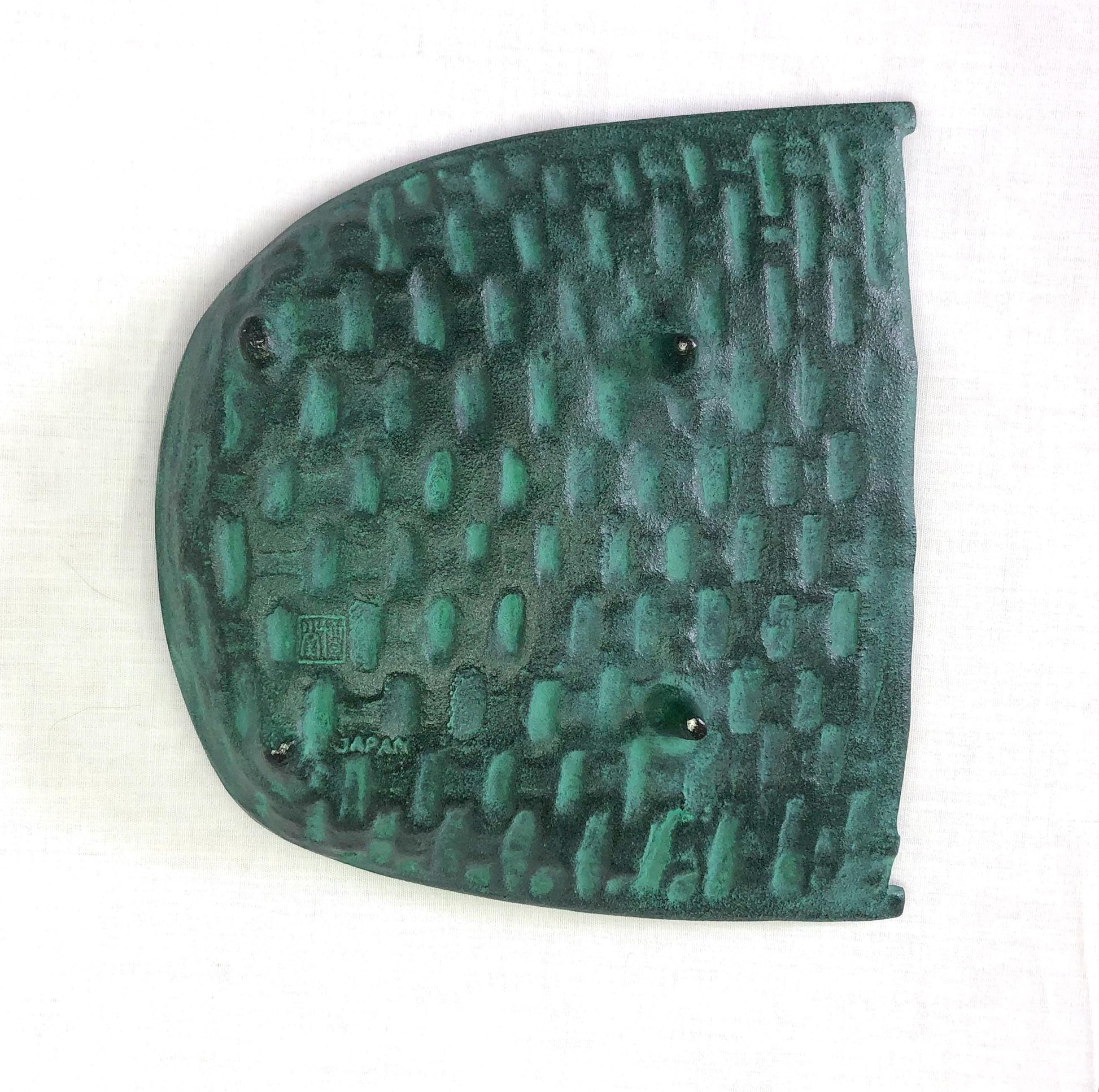 Japanese iron cast dish - mouse on a rice scoop