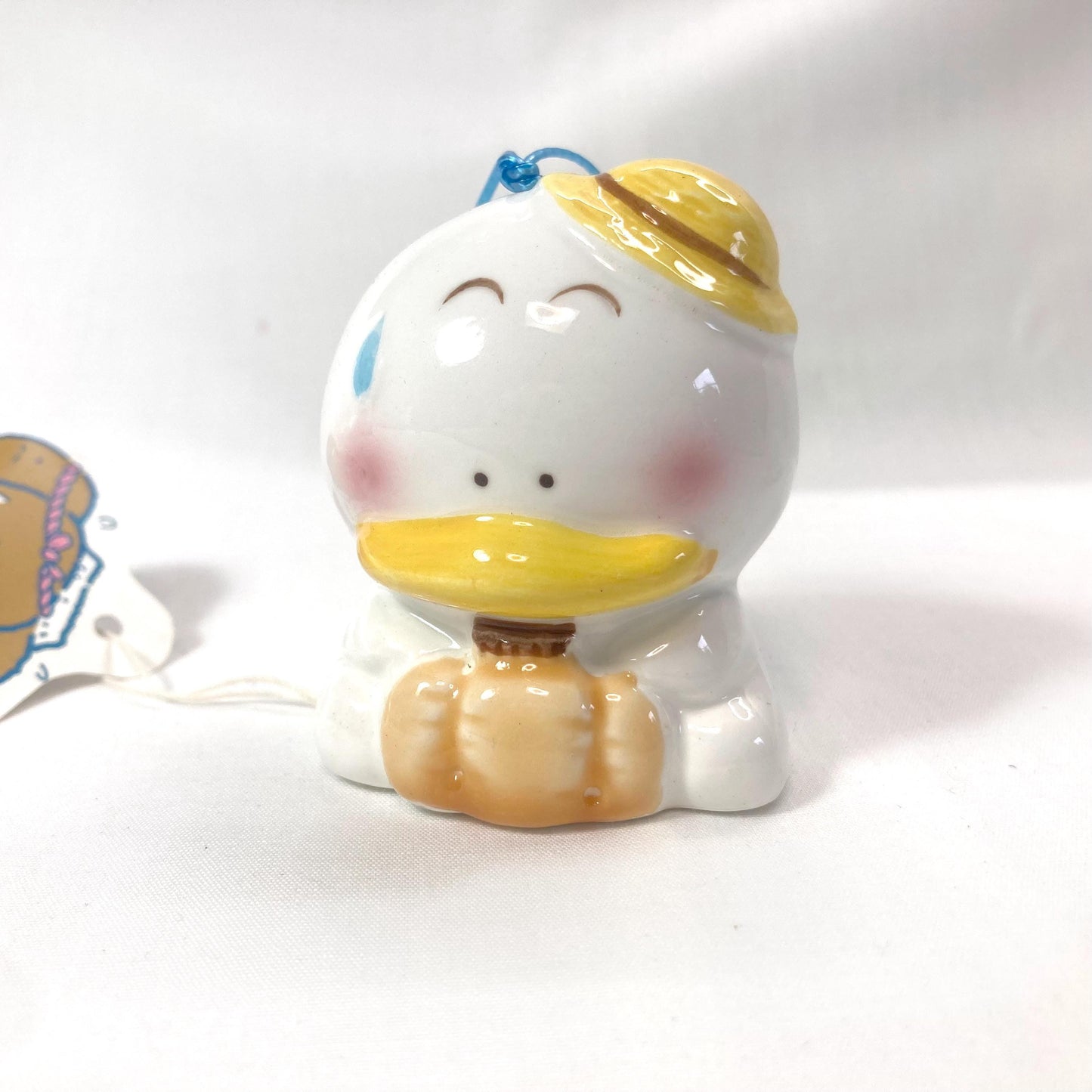 Ceramic Duck Wind Chime Fuurin: Japanese 80s Comic Style