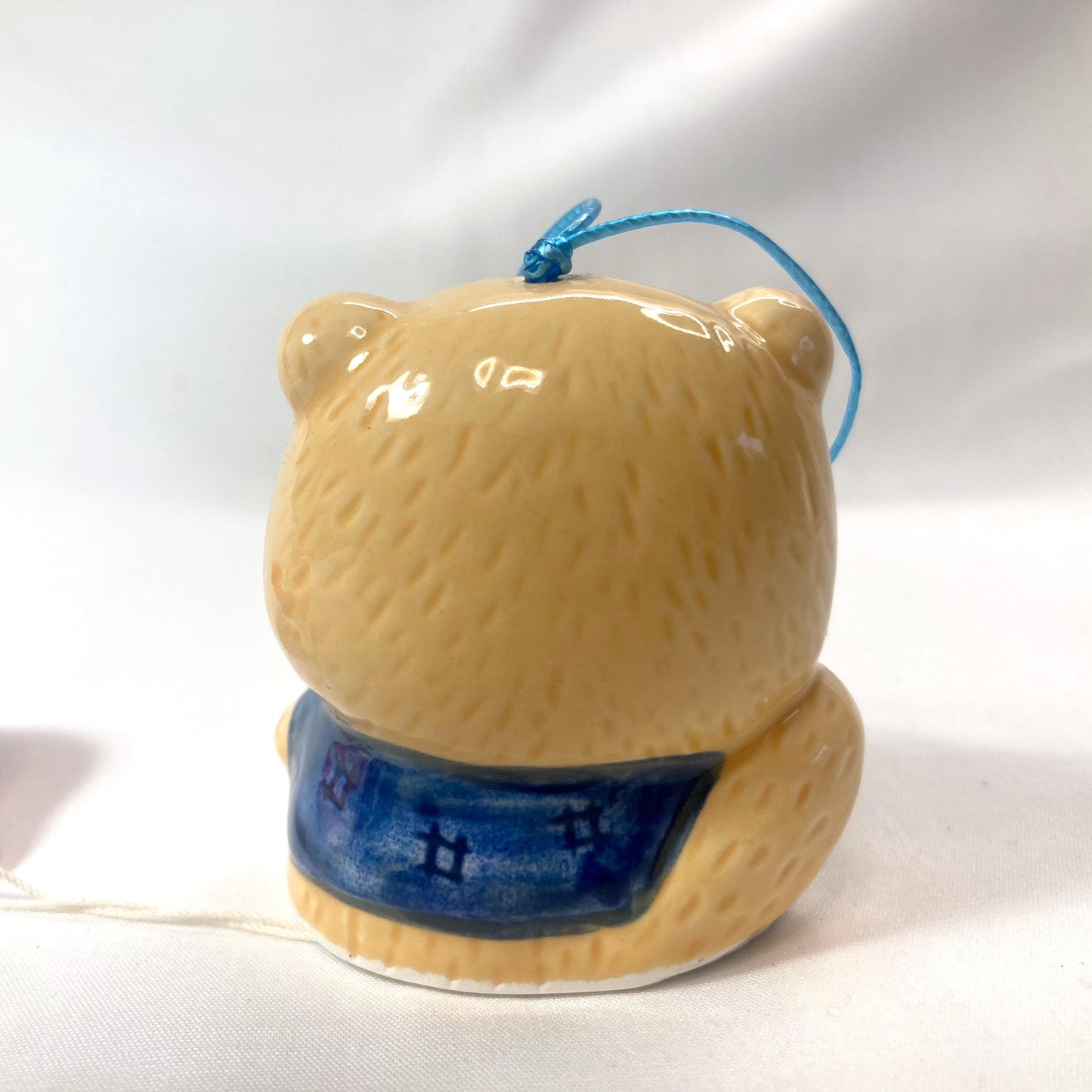 Tanuki Wind Chime: Japanese Ceramic Fuurin with Festival Paper