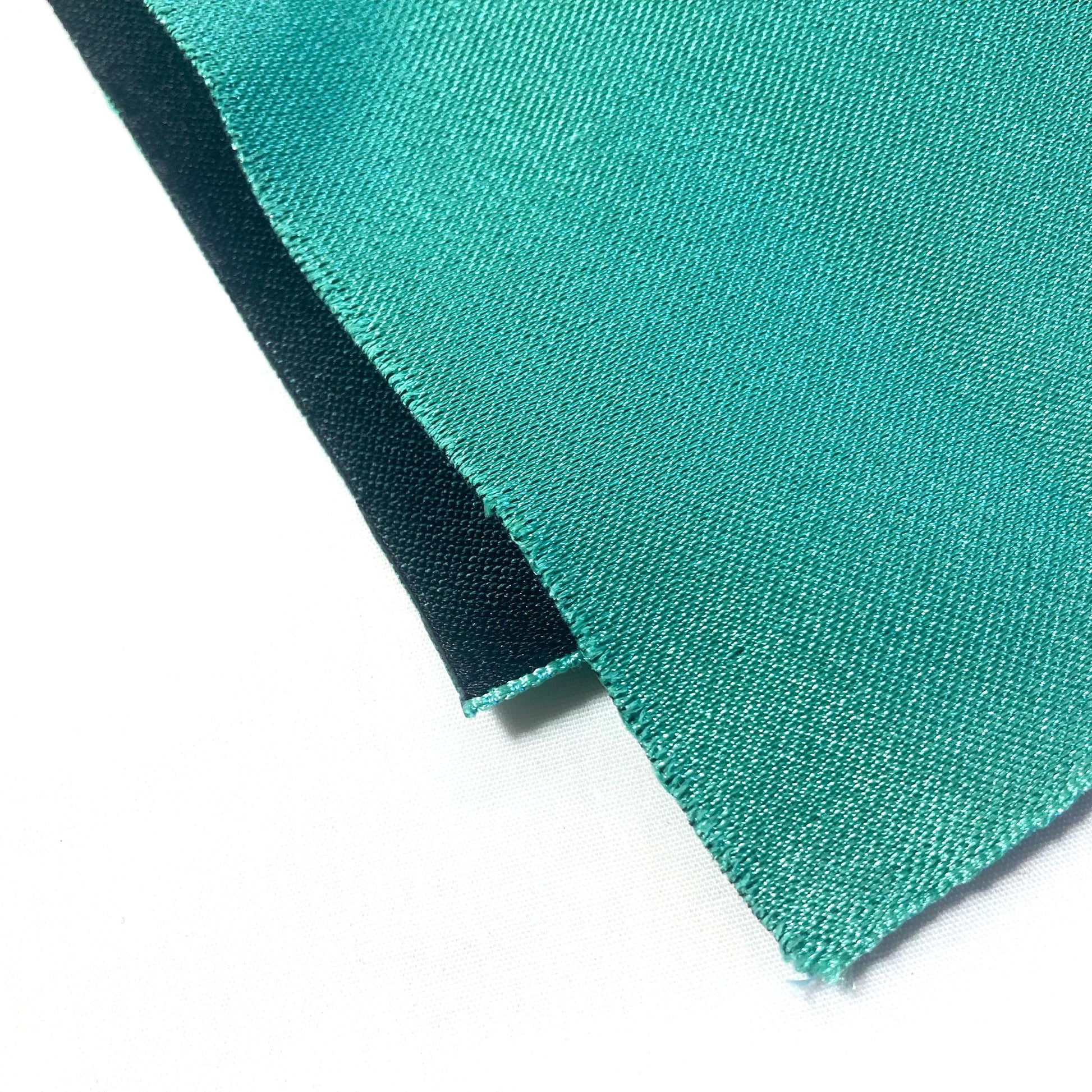 Cute Japanese hanhaba obi - emerald and black with golden sakura flowers