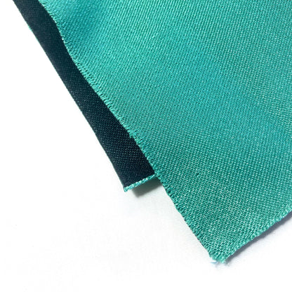 Cute Japanese hanhaba obi - emerald and black with golden sakura flowers