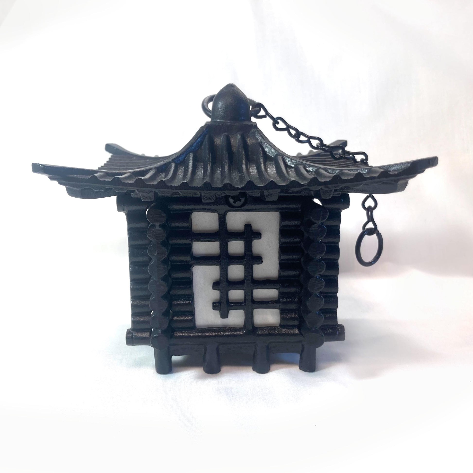 Cast iron wind chime (fuurin) - big log pavilion