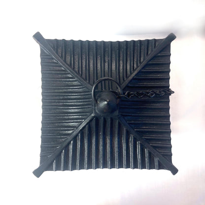 Cast iron wind chime (fuurin) - big log pavilion