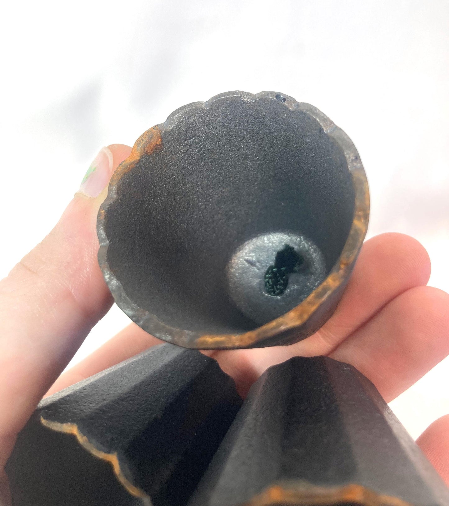 Cast iron wind chime (fuurin) - three bells