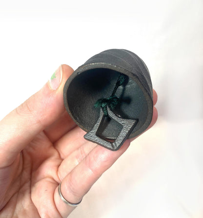 Cast iron wind chime (fuurin) - big log pavilion