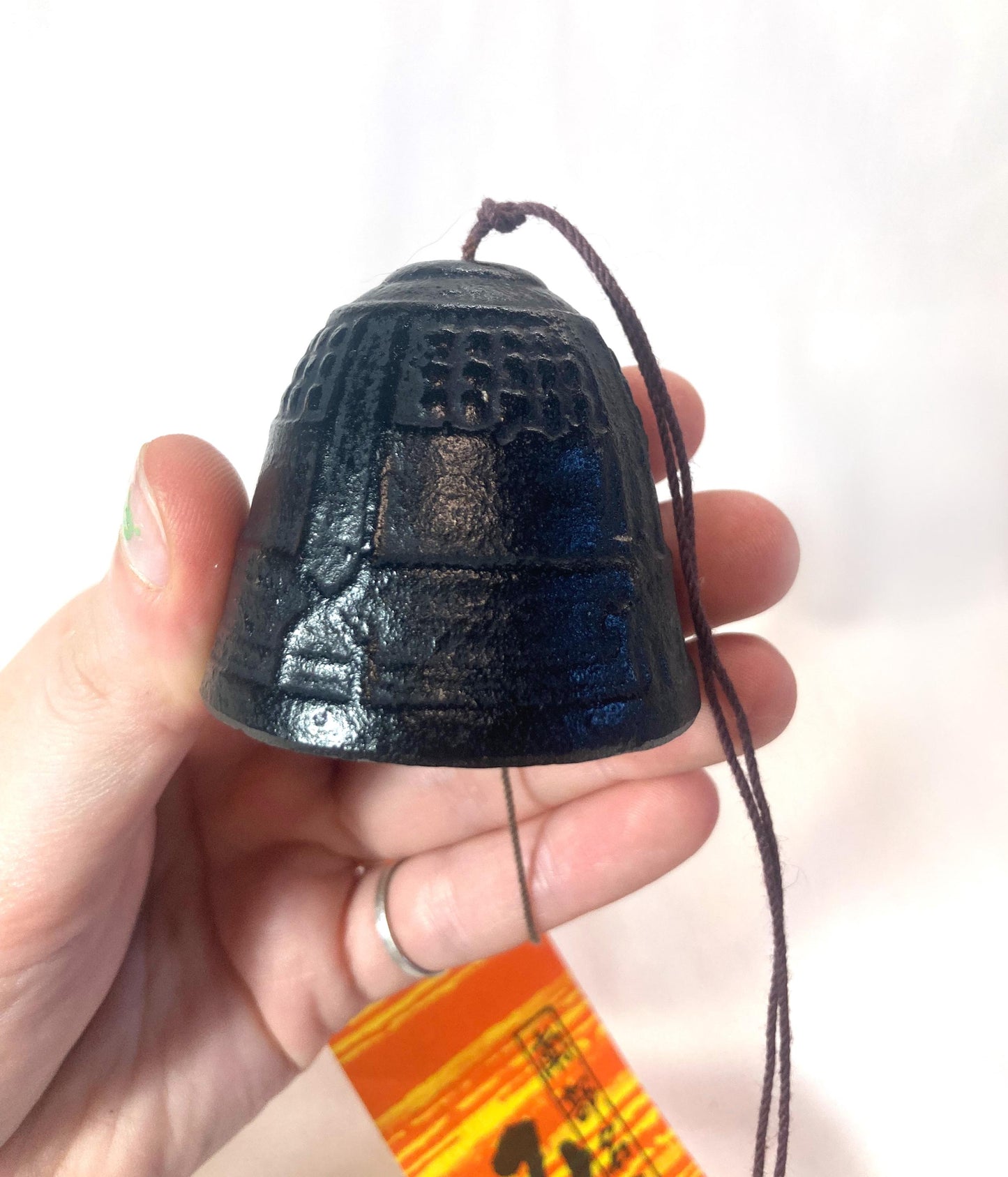 Cast iron wind chime (fuurin) - simple house