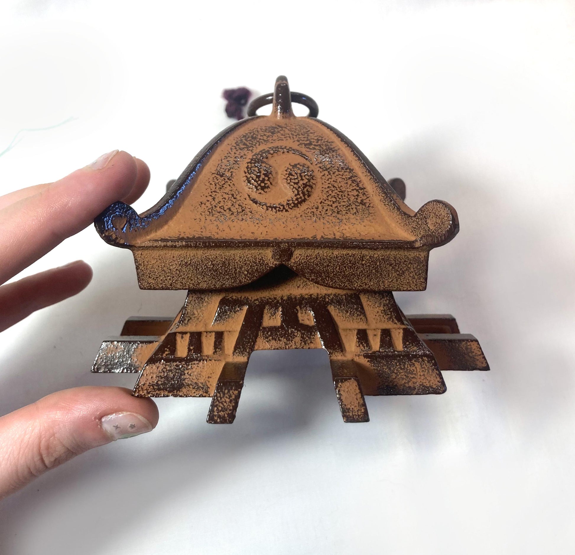Cast iron wind chime (fuurin) - omikoshi (portable shrine)