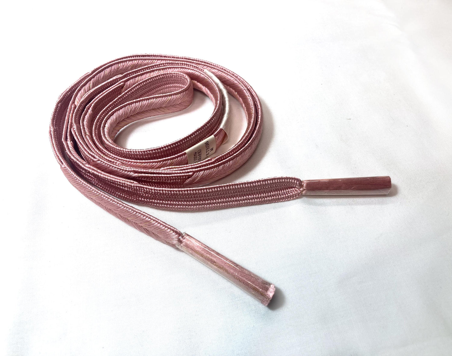 Vintage kimono accessories set - light blue obiage and dusty pink obijime