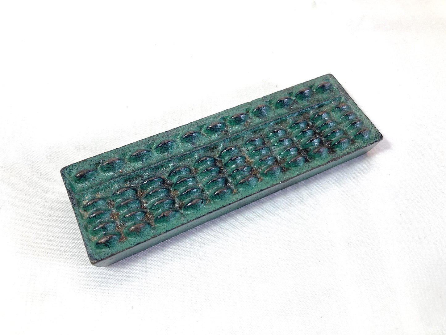 Japanese iron cast paperweight - soroban