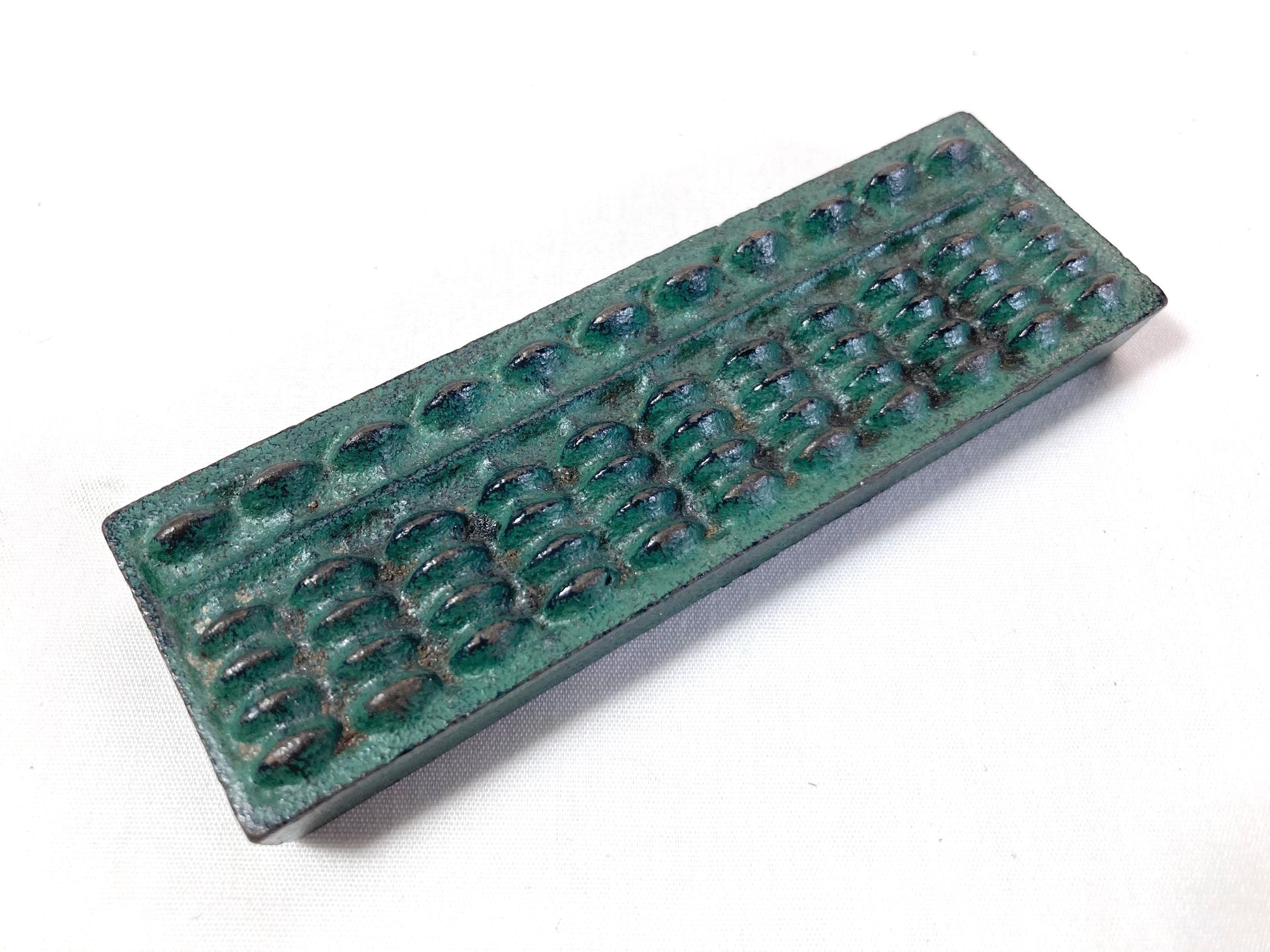 Japanese iron cast paperweight - soroban