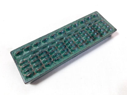 Japanese iron cast paperweight - soroban