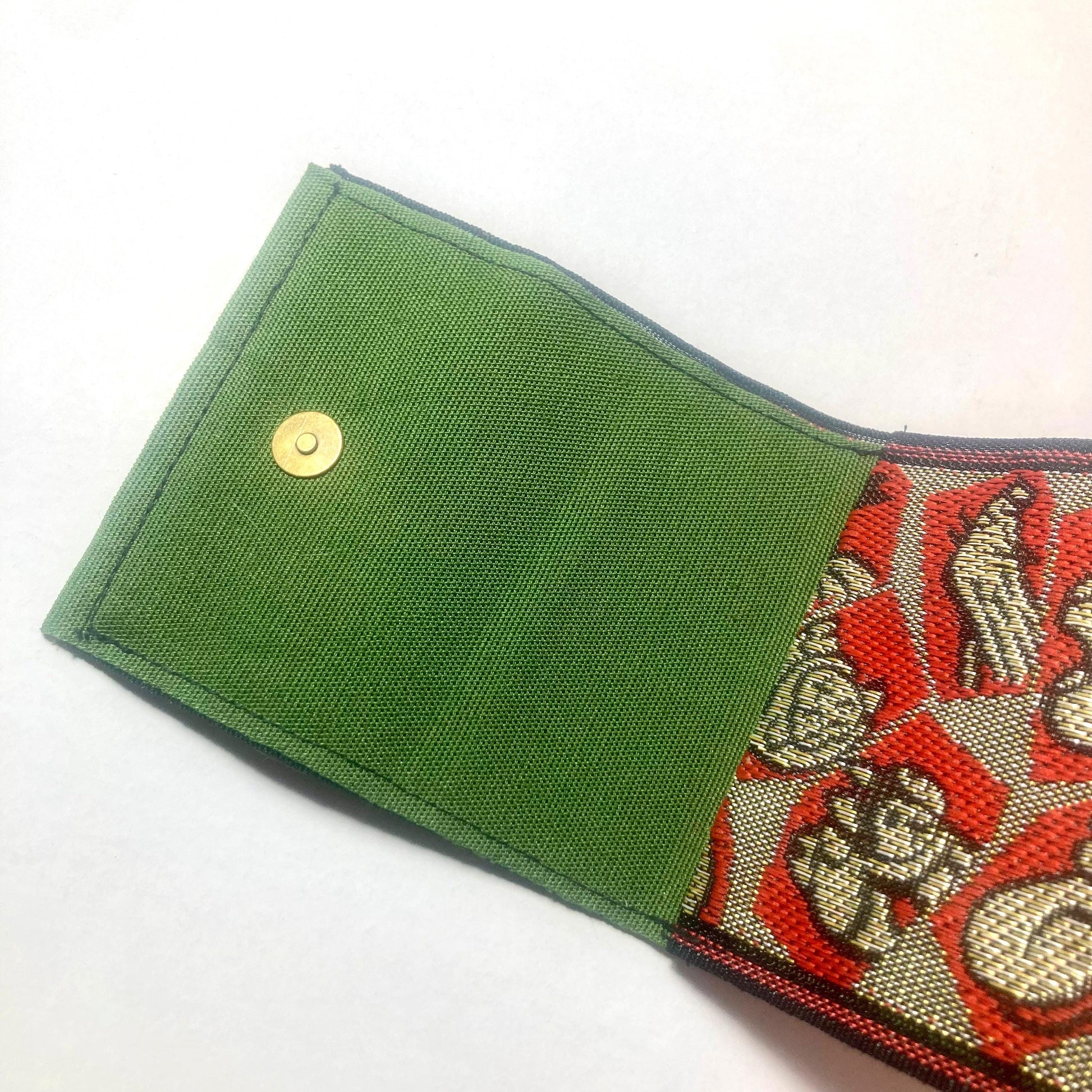 Tatami tape mini pouch - different patterns available (type 1 - magnetic button)