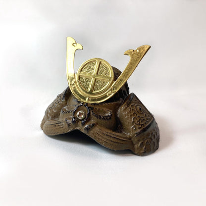 Cast iron paperweight - Japanese helmet kabuto (different types available -series 2)