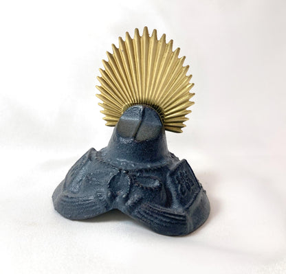 Cast iron paperweight - Japanese helmet kabuto (different types available -series 2)