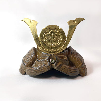 Cast iron paperweight - Japanese helmet kabuto (different types available -series 2)