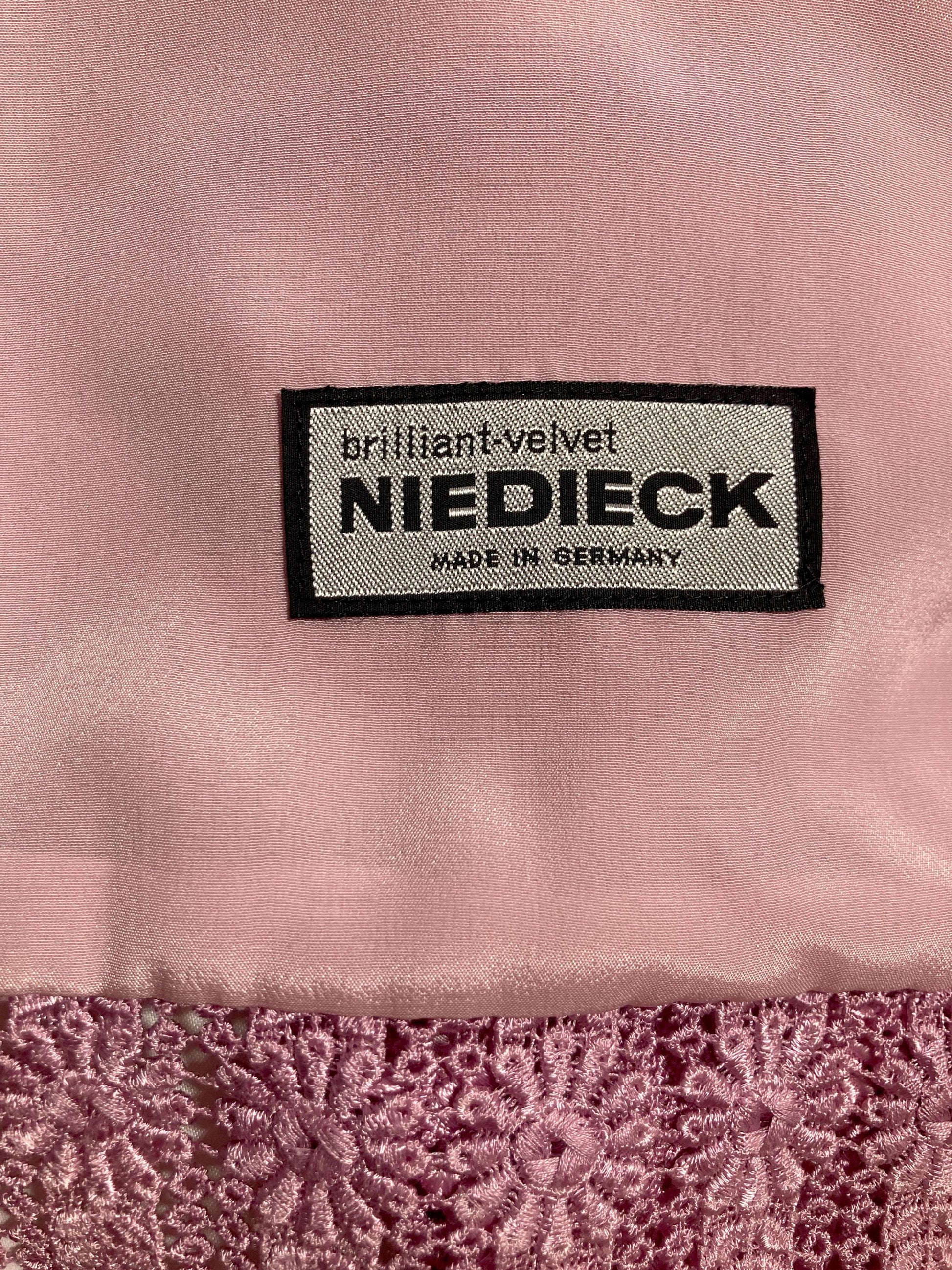 Velvet kimono shawl - powder pink