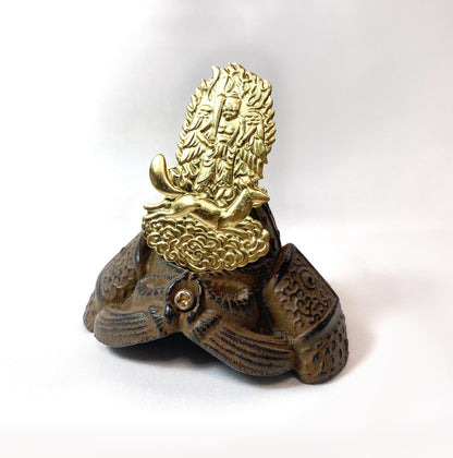 Cast iron paperweight - Japanese helmet kabuto (different types available -series 2)