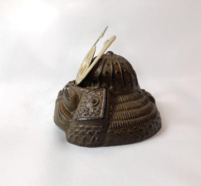 Cast iron paperweight - Japanese helmet kabuto (different types available -series 2)
