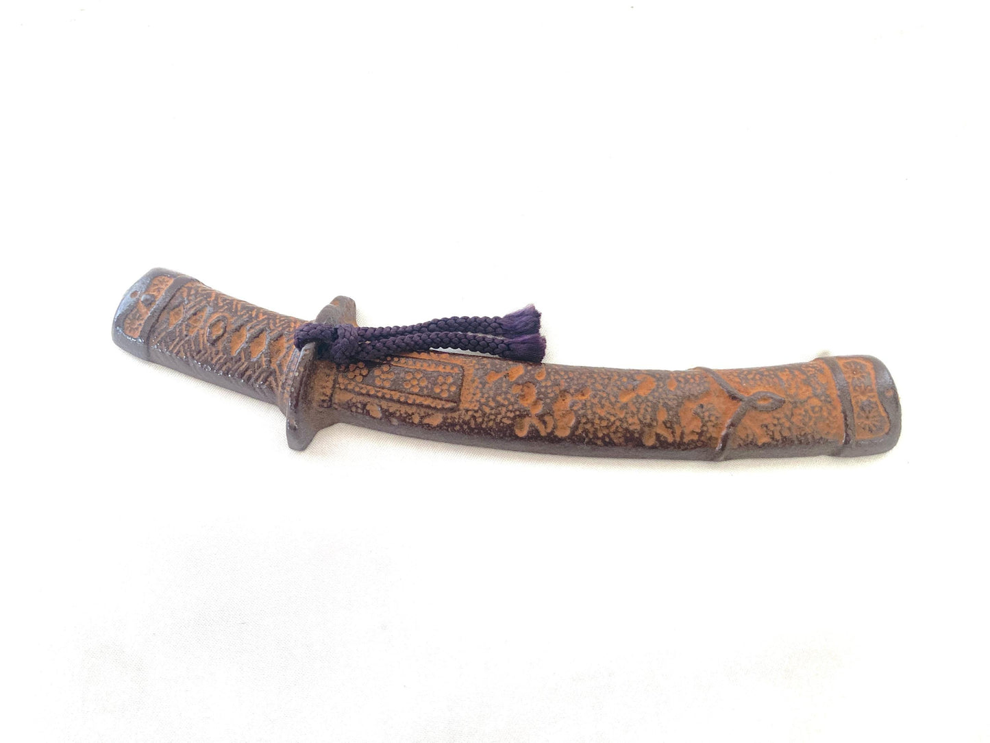 Japanese iron cast paperweight - short sword "tanto"