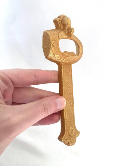 Japanese cast iron bottle opener - lucky mallet