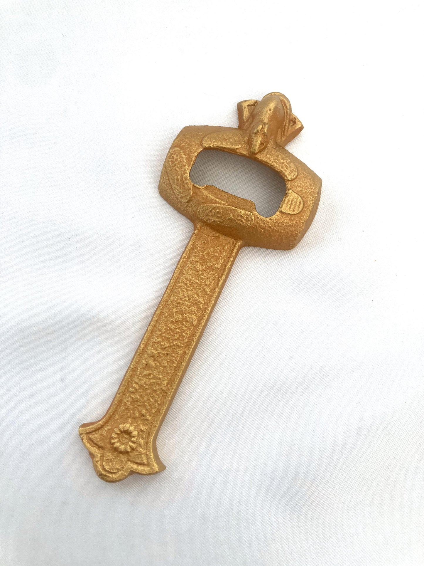 Japanese cast iron bottle opener - lucky mallet