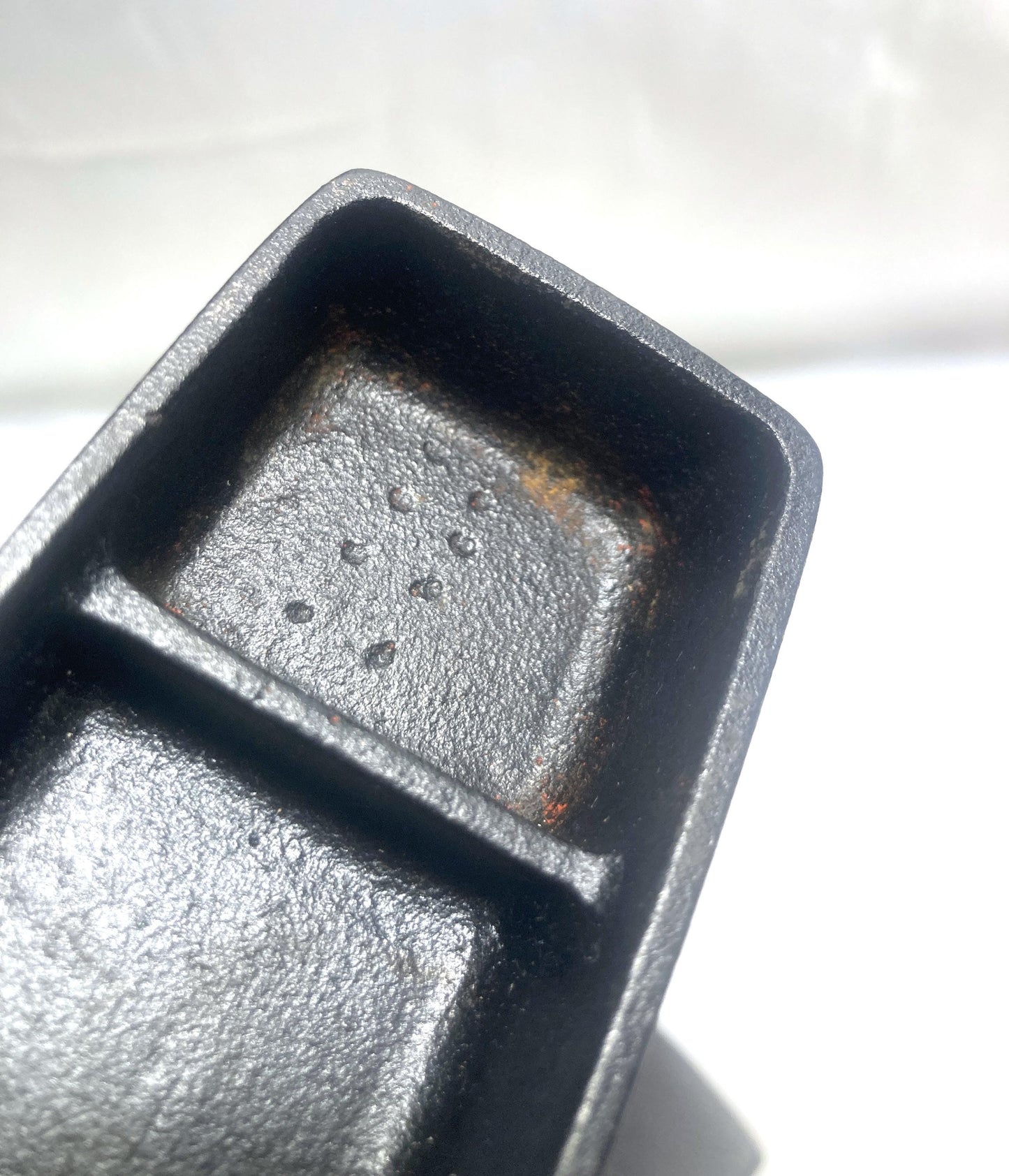 Small Japanese cast iron box - cherry fruit