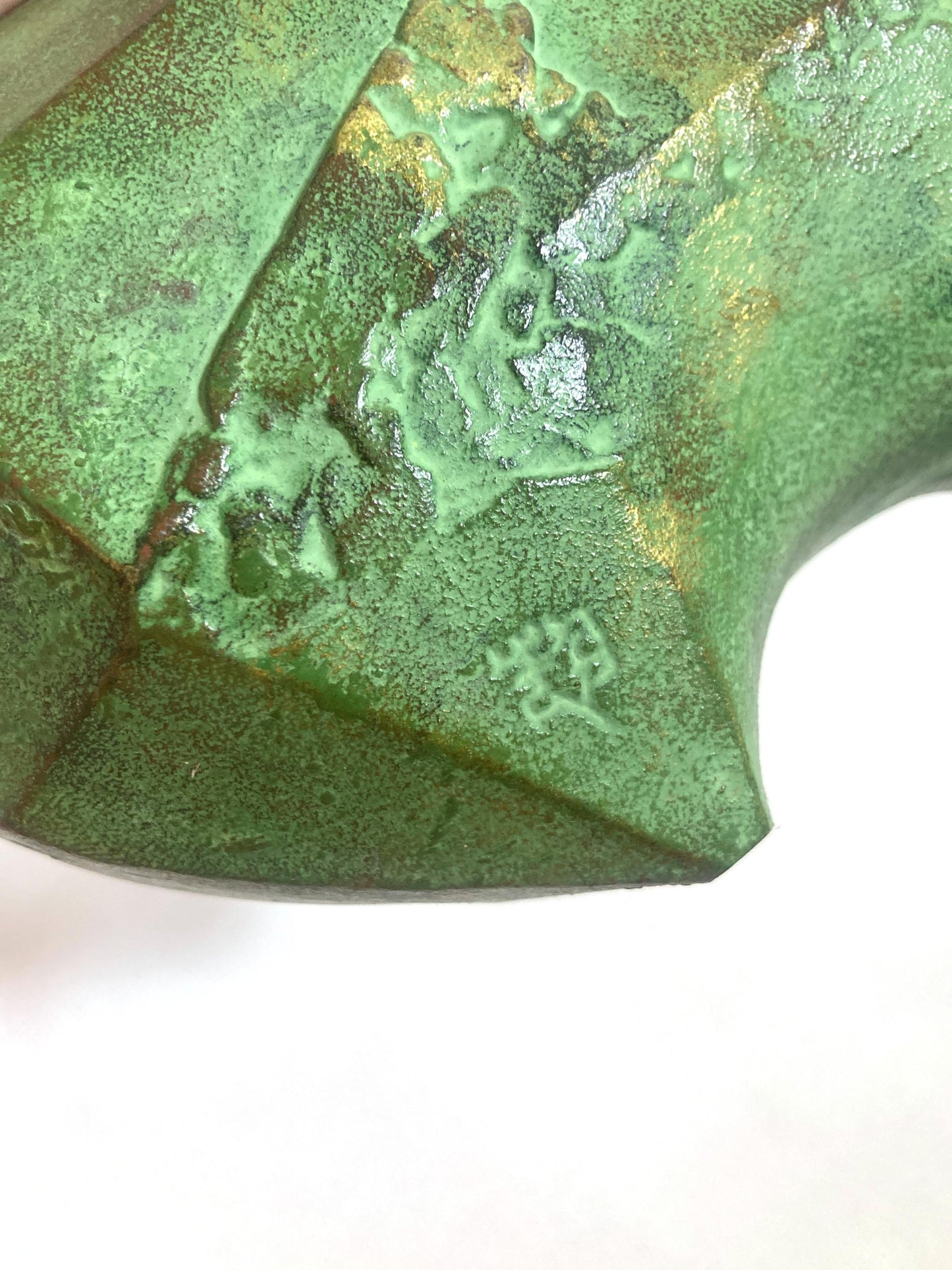 Vintage zodiac sign iron cast statuette - ram