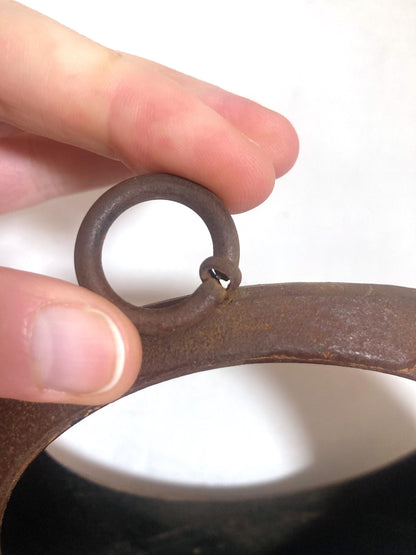 Hanging ikebana vase - monkey reaching for a moon (full moon - M size)