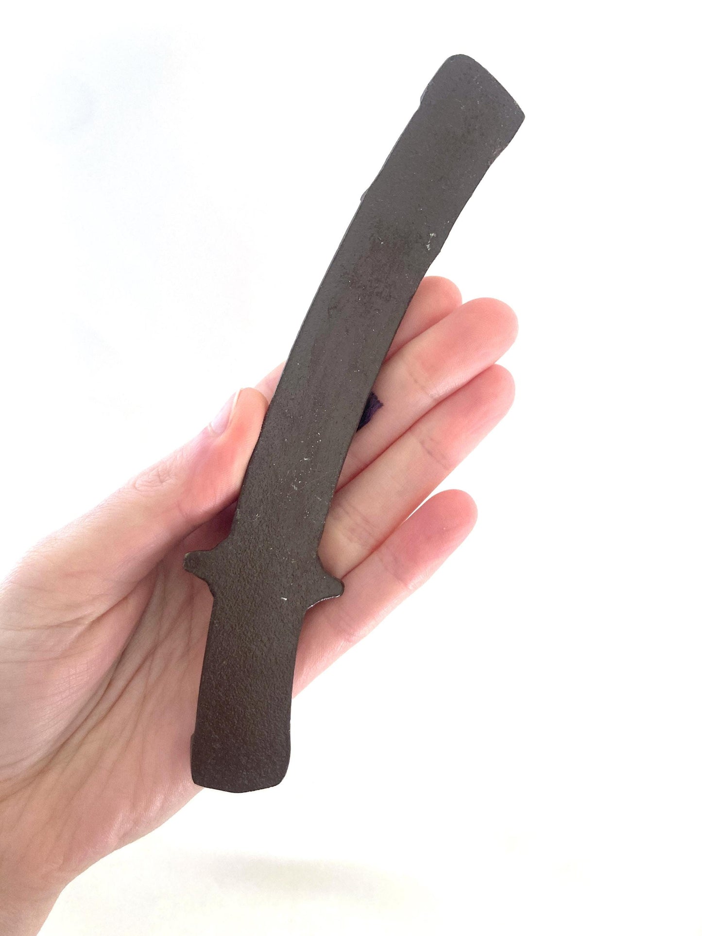 Japanese iron cast paperweight - short sword "tanto"