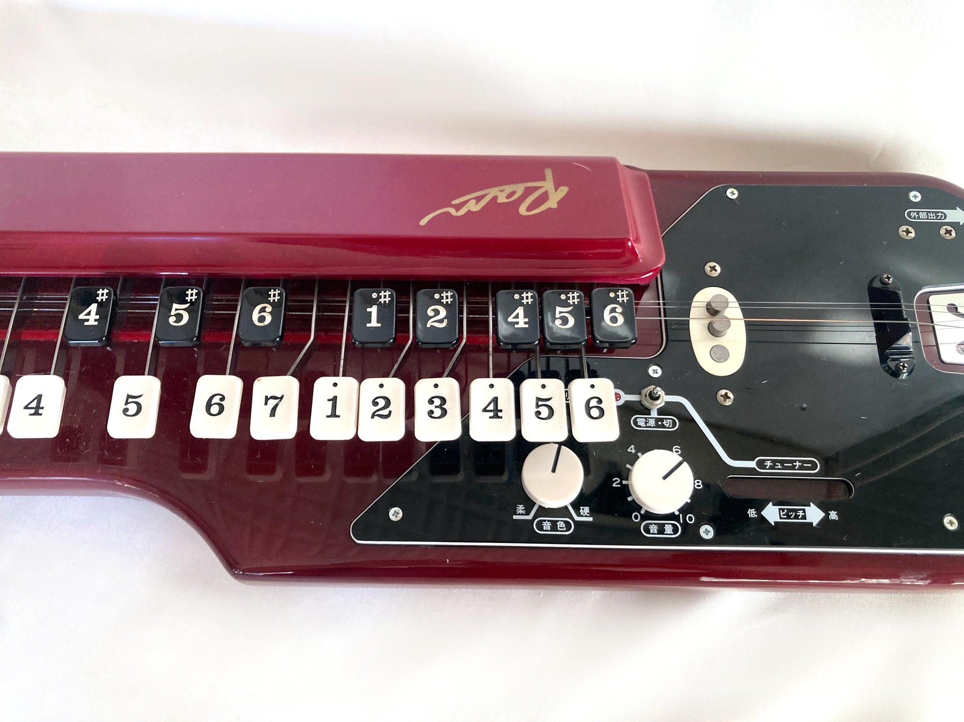 Taishōgoto harp (大正琴) with hard case - Suzuki Ran Electric