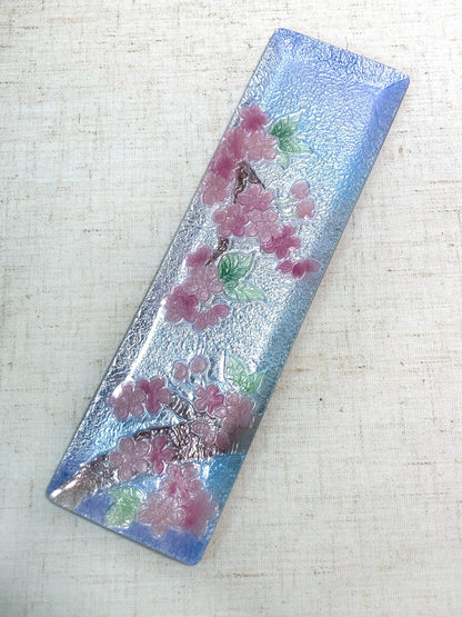 Japanese glass enamel "shippoyaki" mini tray - different patterns available