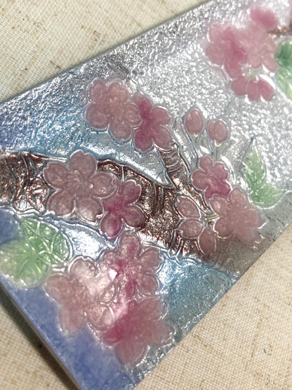 Japanese glass enamel "shippoyaki" mini tray - different patterns available