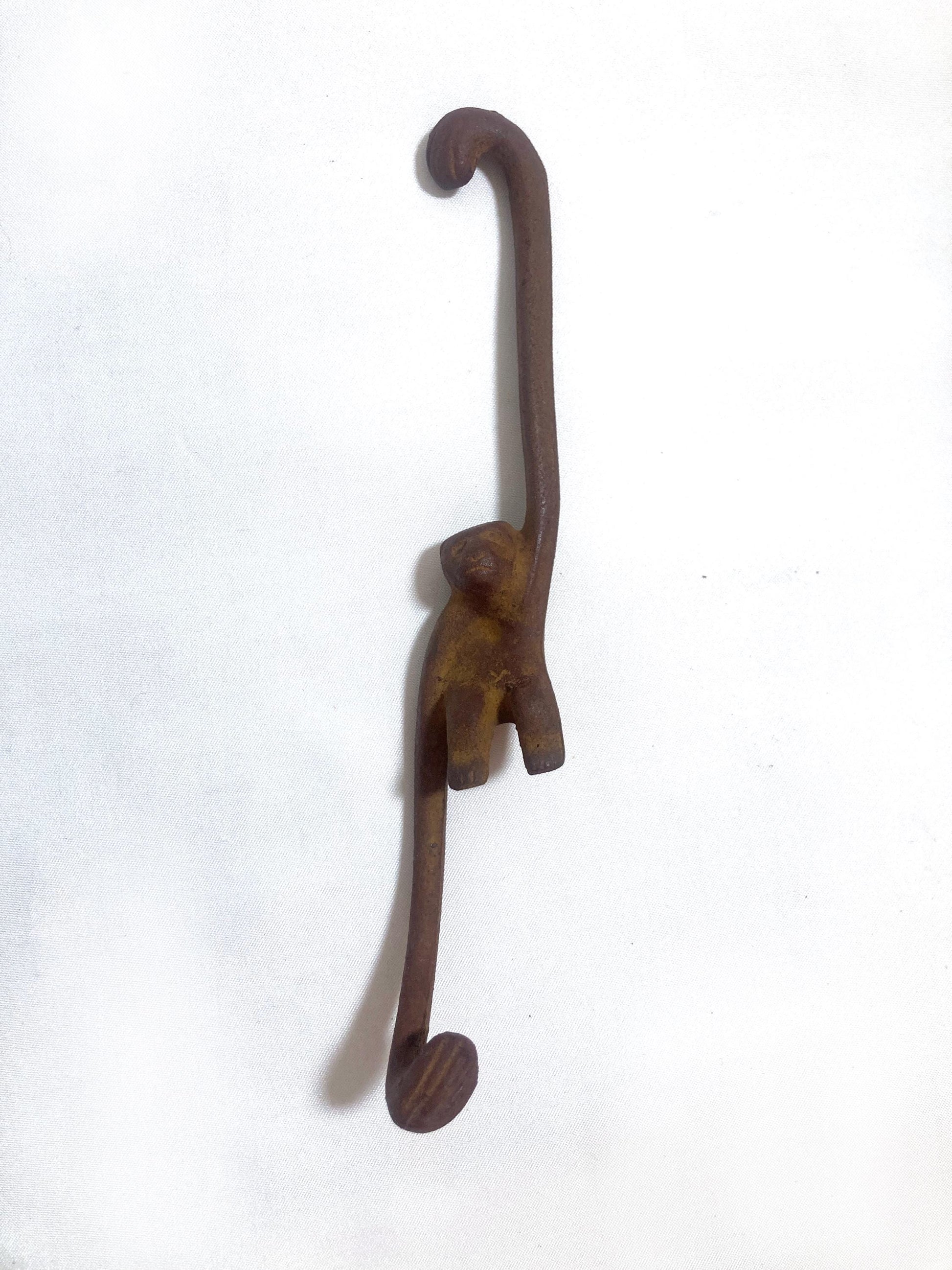 Hanging ikebana vase - monkey reaching for a moon (full moon - M size)