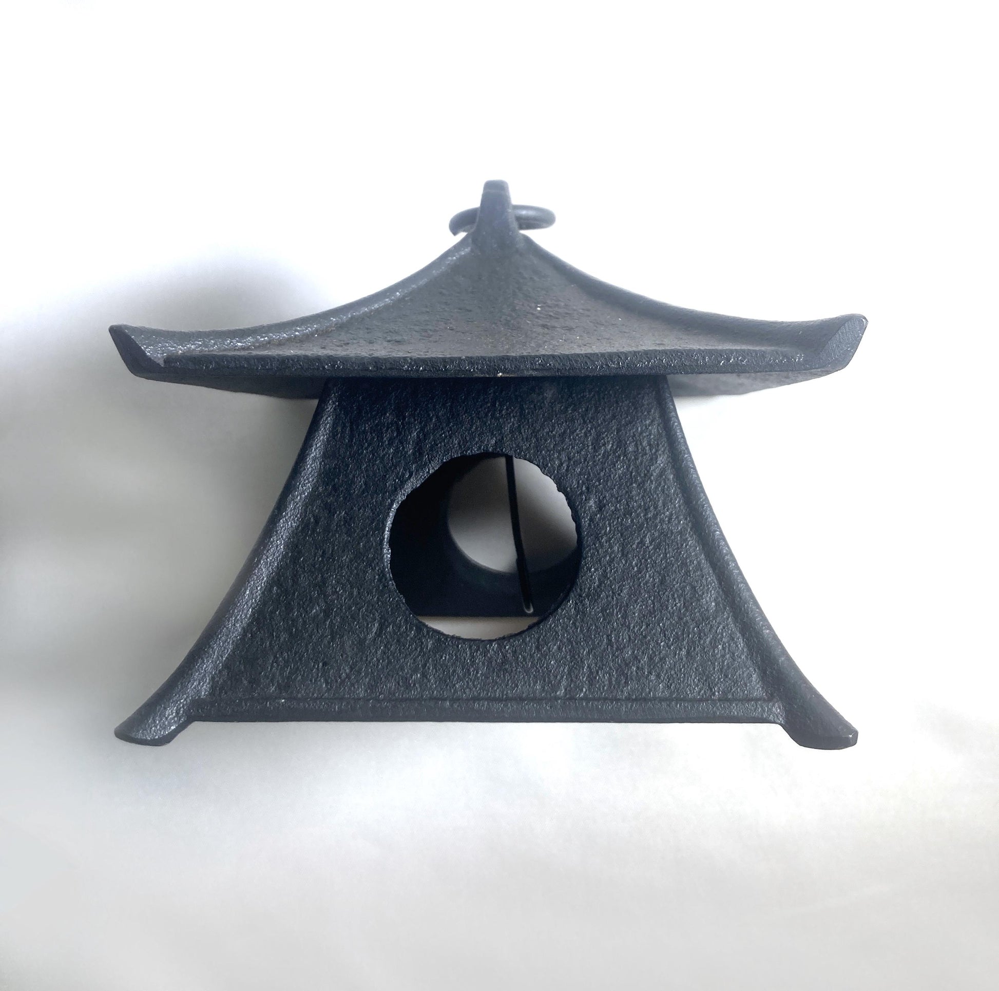 Cast iron wind chime (fuurin) - moon lantern and a monkey (small size)