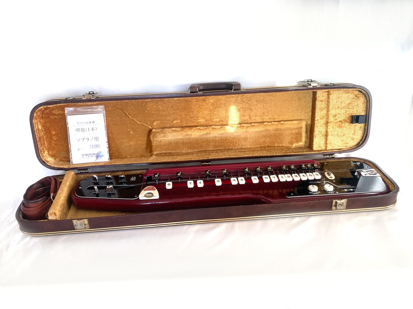 Taishōgoto harp (大正琴) with hard case - Suzuki Ran Electric