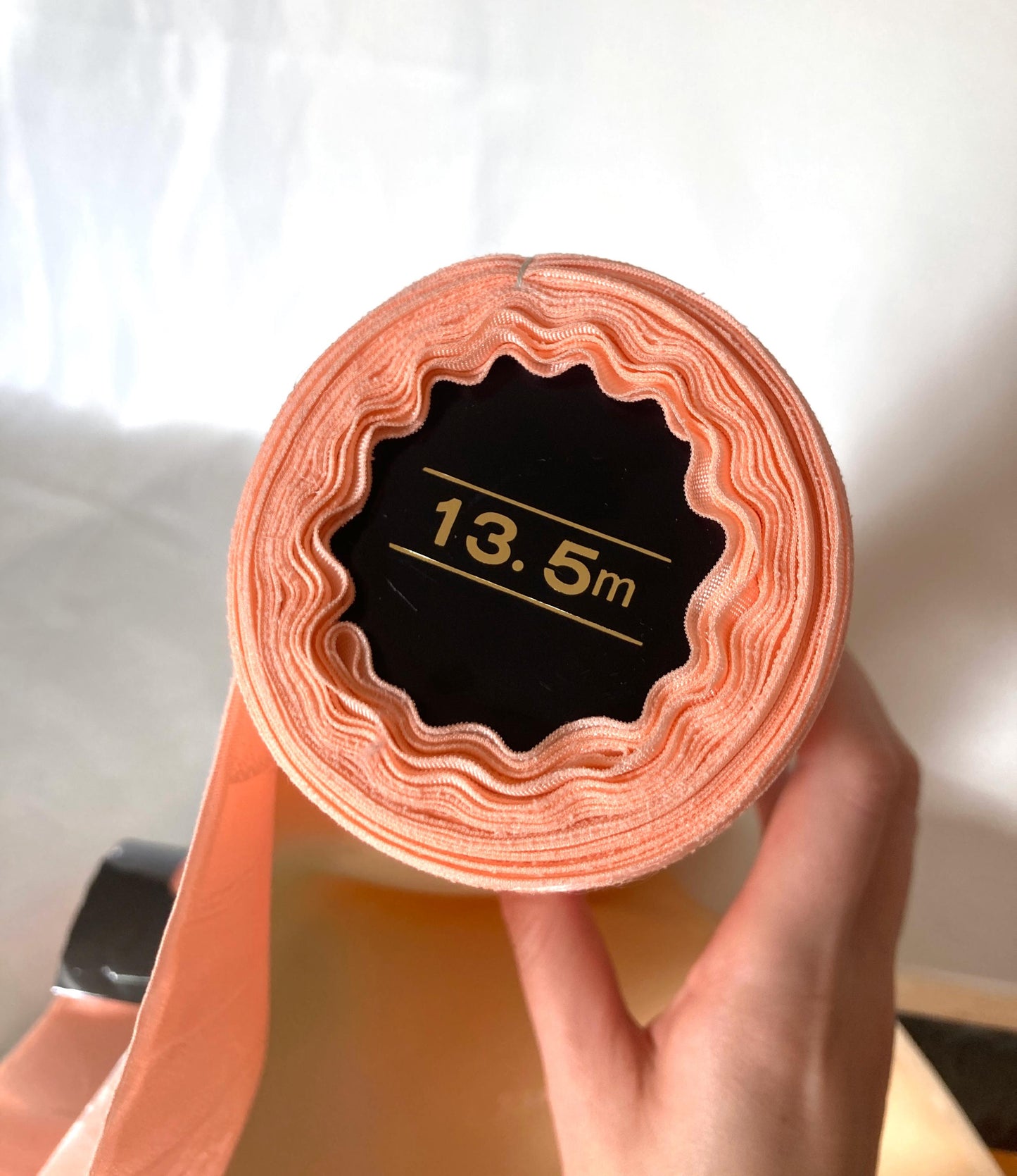 Vintage tanmono - silk kimono fabric bolt - thin pastel silk satin