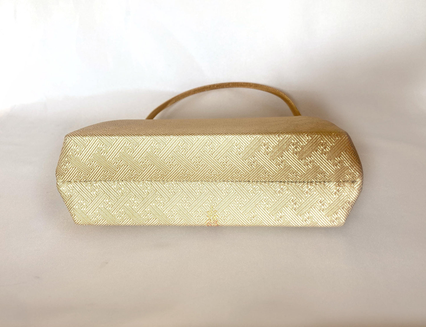 Vintage kimono handbag - metallic golden by "Kinwashi" brand