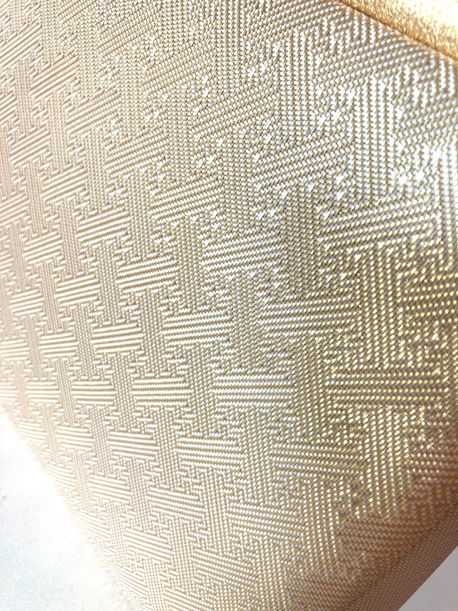 Vintage kimono handbag - metallic golden by "Kinwashi" brand