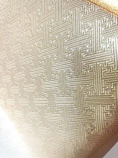 Vintage kimono handbag - metallic golden by "Kinwashi" brand