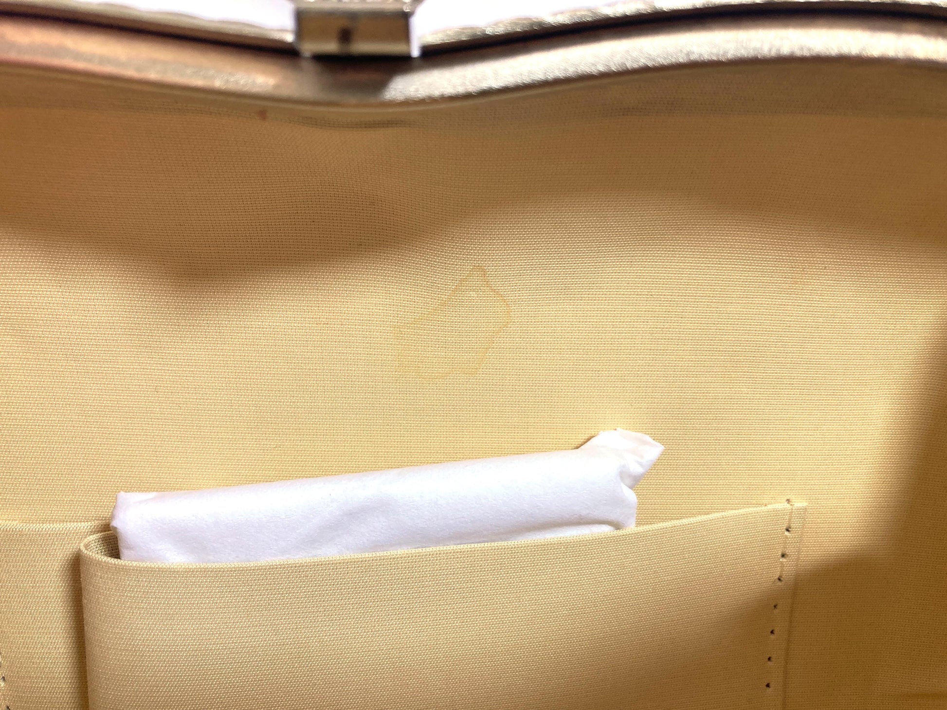 Vintage kimono handbag - golden and black with colorful florals