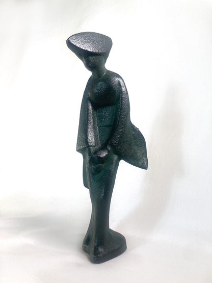 Japanese metal cast figurine - Awa-odori dancer (different available)
