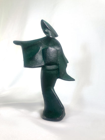 Japanese metal cast figurine - Awa-odori dancer (different available)