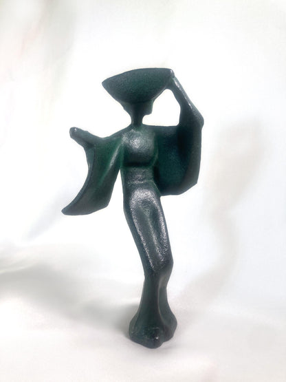 Japanese metal cast figurine - Awa-odori dancer (different available)