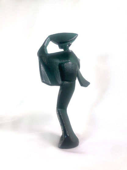 Japanese metal cast figurine - Awa-odori dancer (different available)