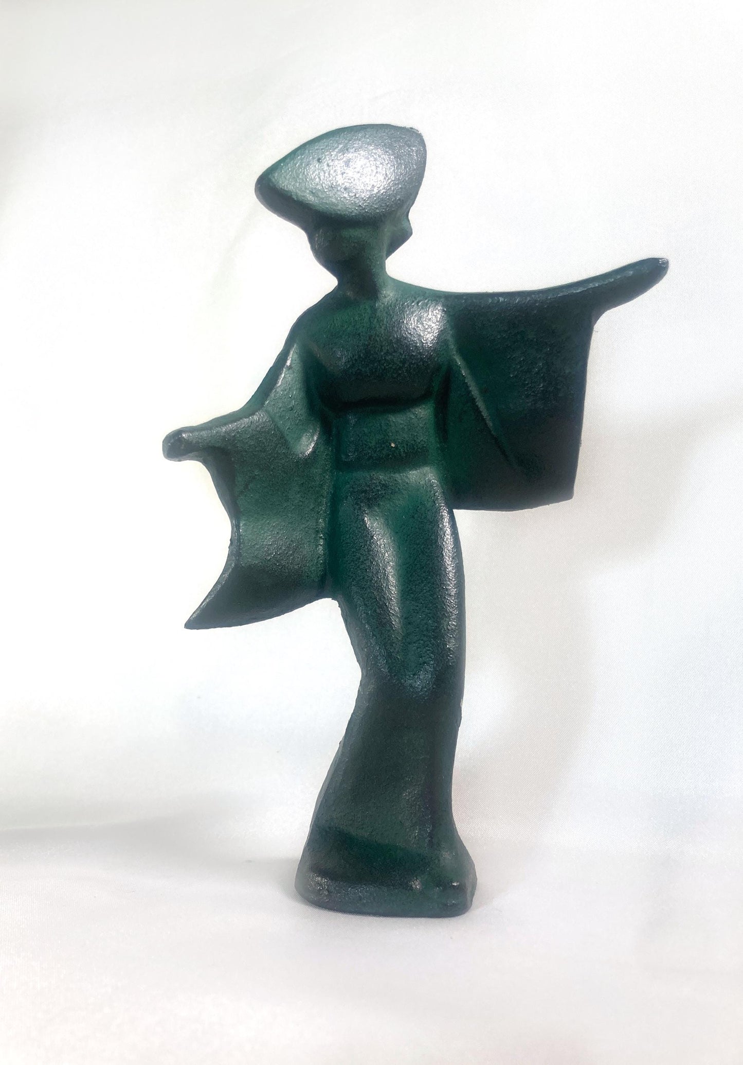 Japanese metal cast figurine - Awa-odori dancer (different available)