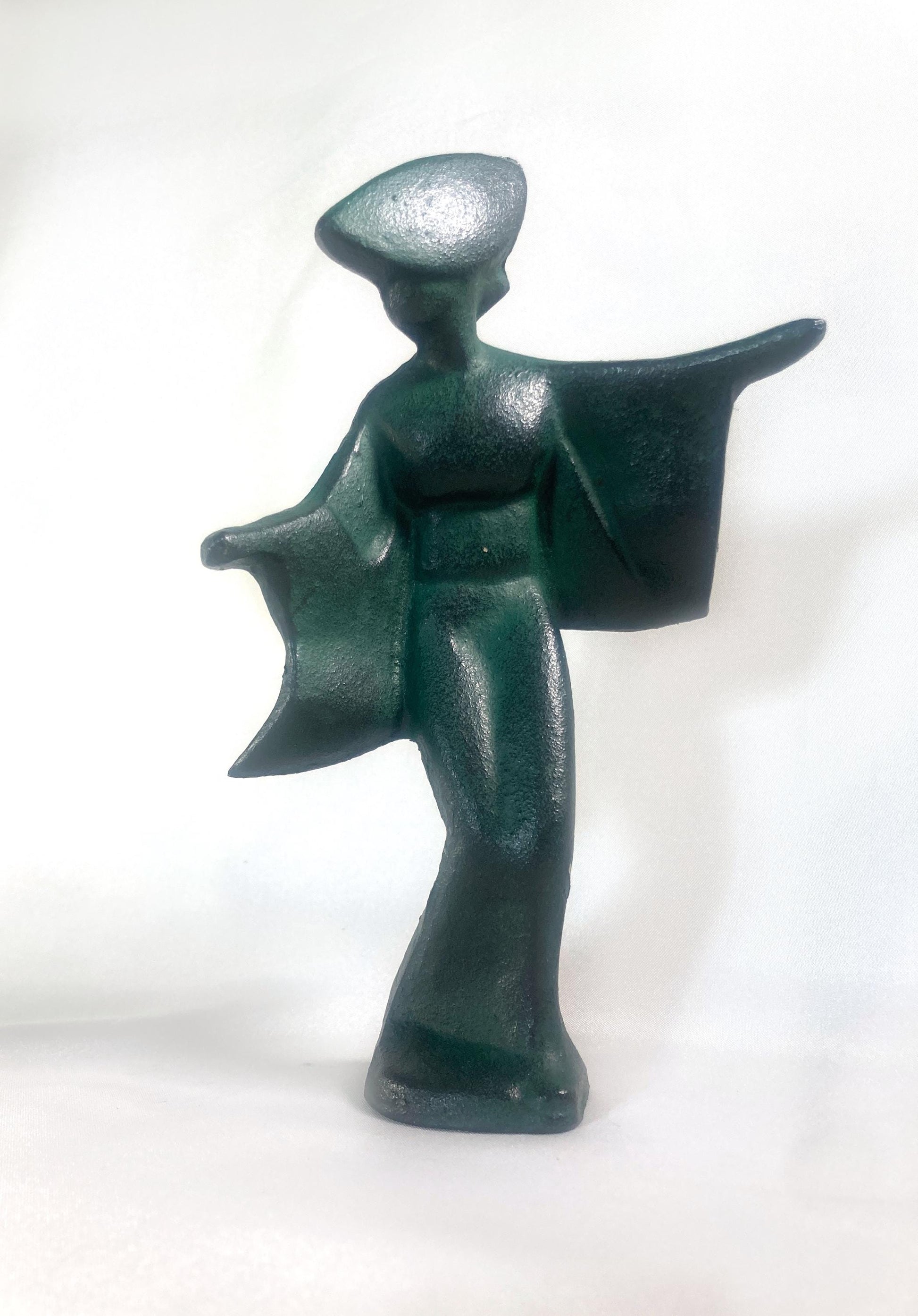 Japanese metal cast figurine - Awa-odori dancer (different available)