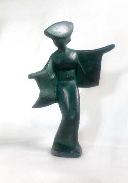 Japanese metal cast figurine - Awa-odori dancer (different available)